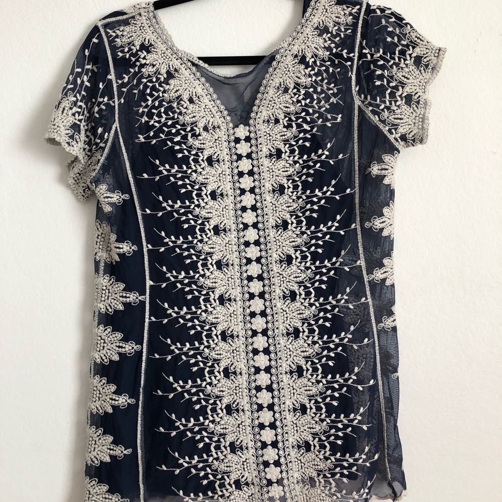 Stitched shear shirt
